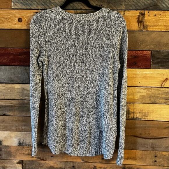 Loft Outlet Gray Marled Knit Sweater Size Medium - Picture 2 of 12